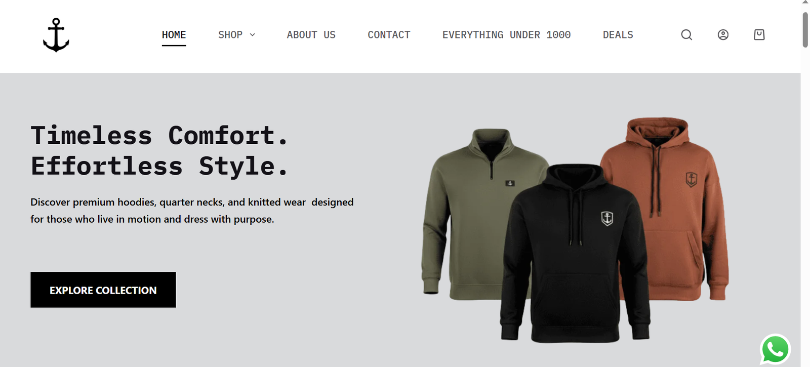 Navy Clothing Results